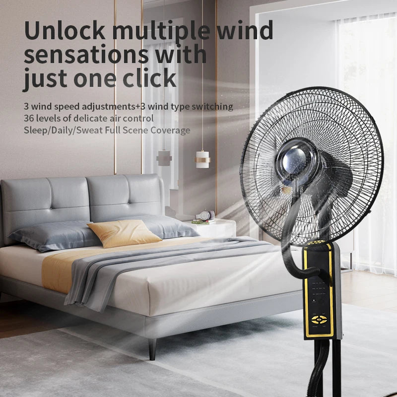 Ventilateur Brumisateur 4L avec Télécommande – Fraîcheur Instantanée et Confort Optimal