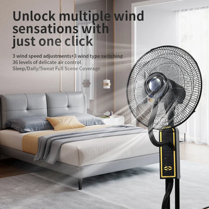 Ventilateur Brumisateur 4L avec Télécommande – Fraîcheur Instantanée et Confort Optimal