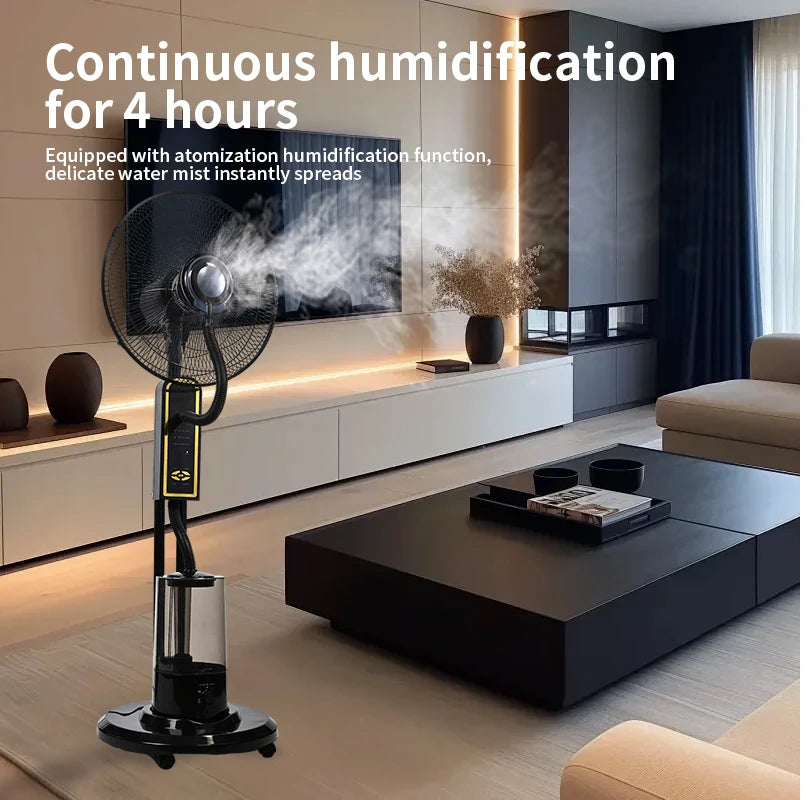 Ventilateur Brumisateur 4L avec Télécommande – Fraîcheur Instantanée et Confort Optimal
