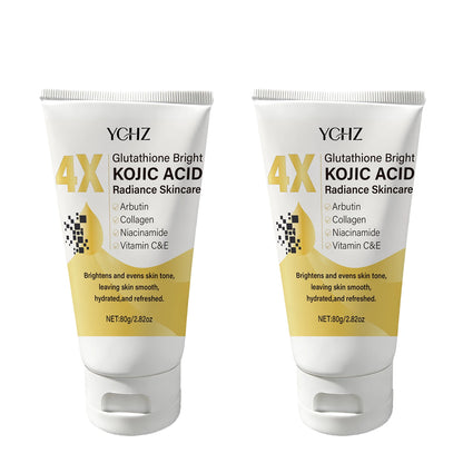 Crème Visage Éclaircissante à l’Acide Kojique – Hydratation &amp; Éclat Naturel