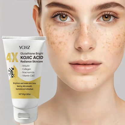 Crème Visage Éclaircissante à l’Acide Kojique – Hydratation &amp; Éclat Naturel
