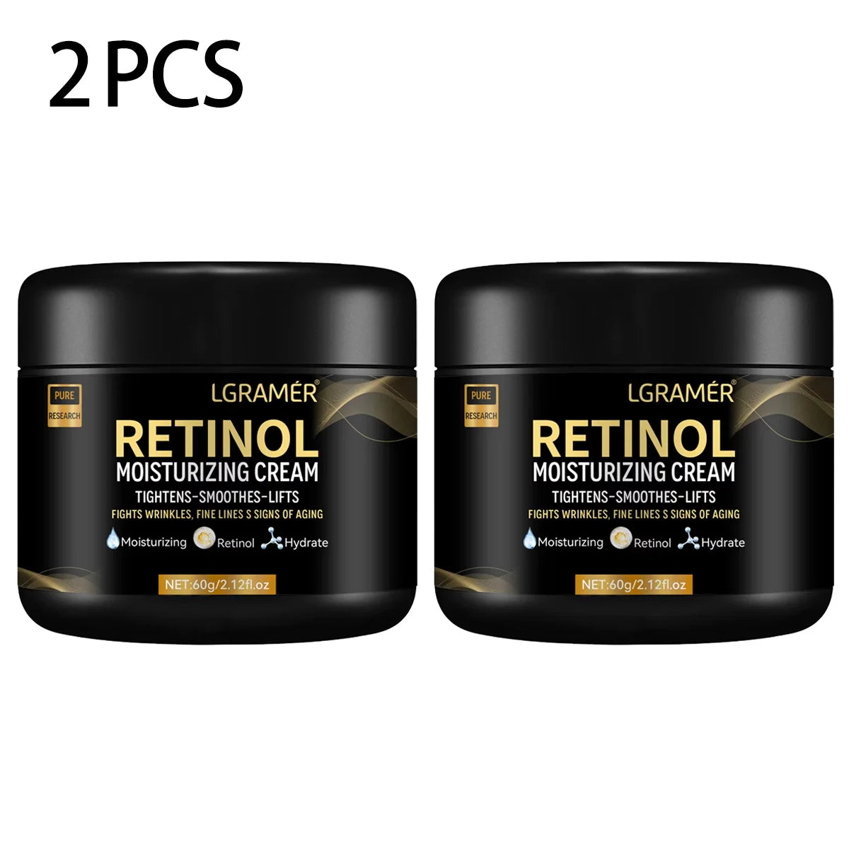 Crème Hydratante au Rétinol pour Homme – Soin Visage Anti-Âge & Hydratation Intense