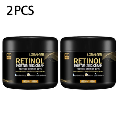 Crème Hydratante au Rétinol pour Homme – Soin Visage Anti-Âge & Hydratation Intense
